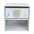 **Table de chevet enfant avec design de vélociraptor**
