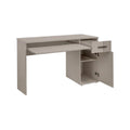 **Bureau moderne avec tiroirs de rangement et étagères intégrées**